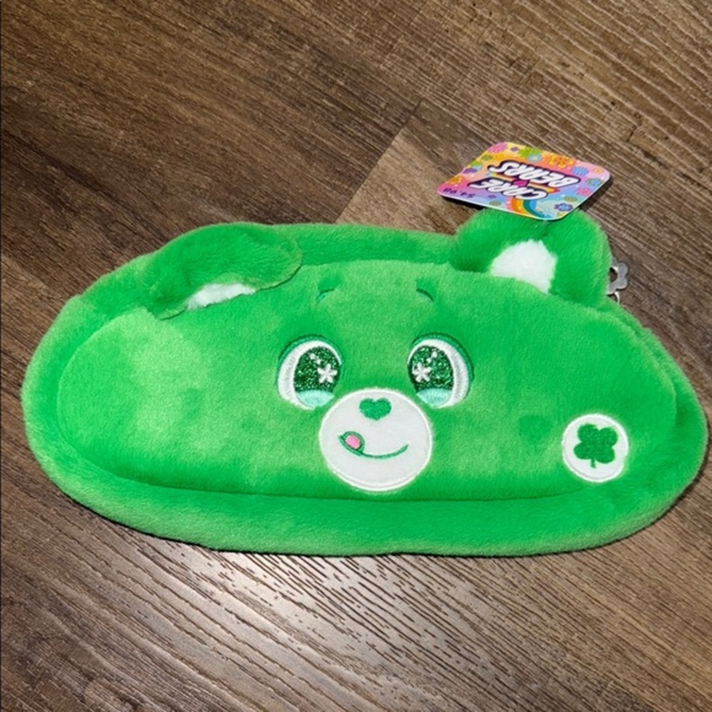 NWT Care Bears Lucky Bear Pencil Case